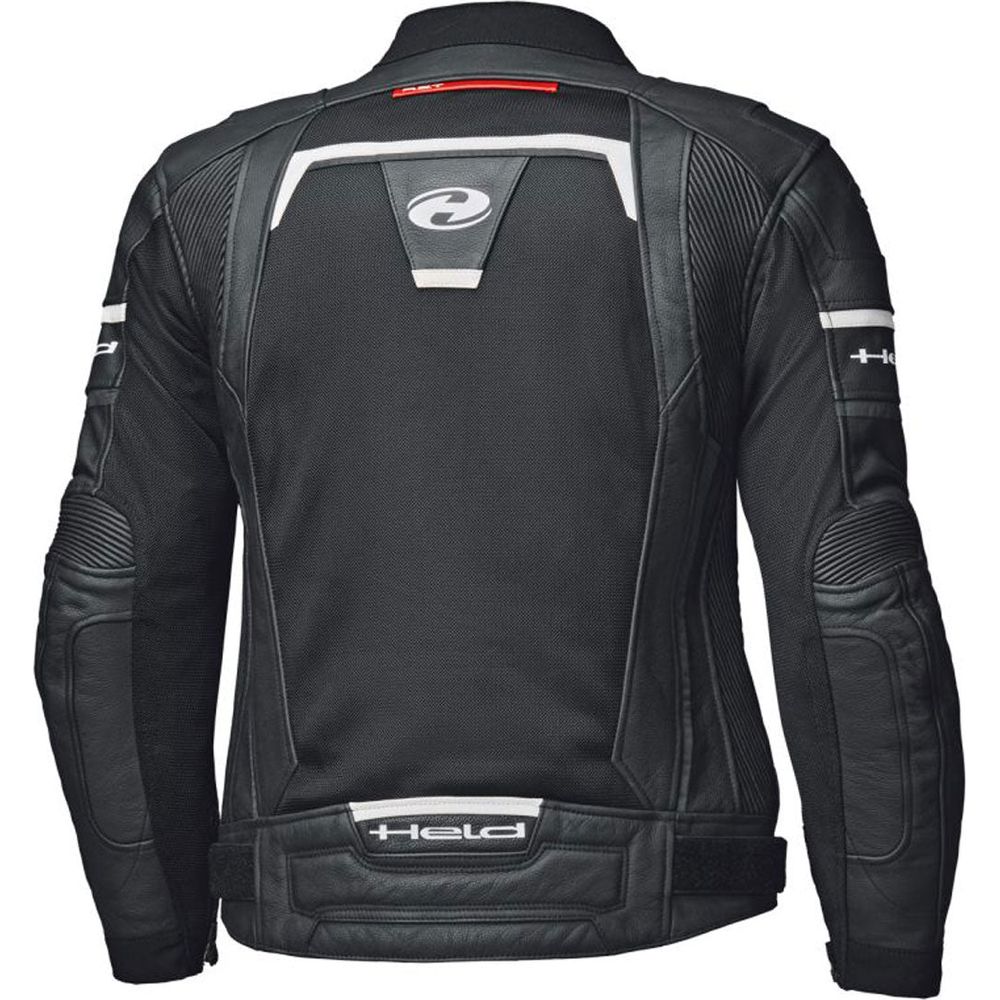 Held Torver Top Air Sports Leather Jacket Black / White  - FREE UK Shipping, FREE 365 Day Returns | Moto Central