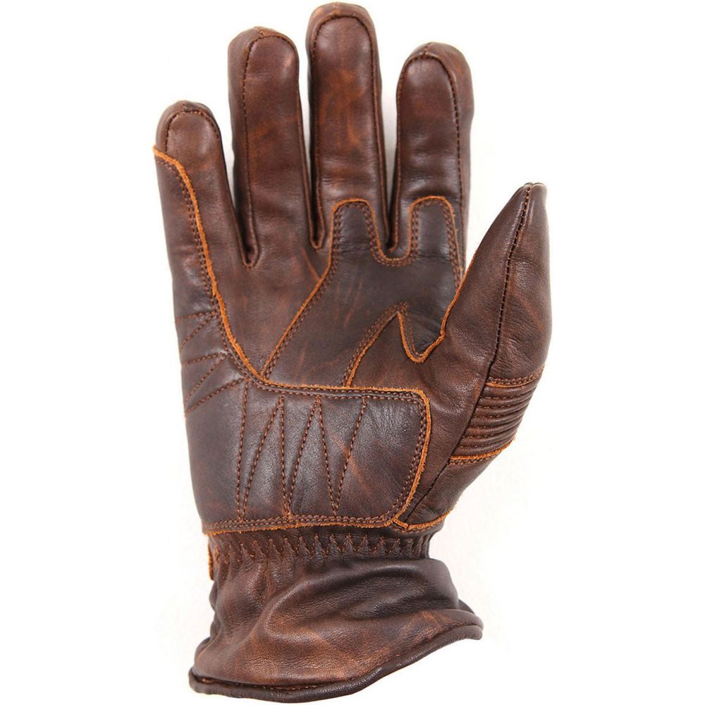 Helstons Boston Summer Leather Gloves Brown - FREE UK Shipping, FREE 365 Day Returns | Moto Central