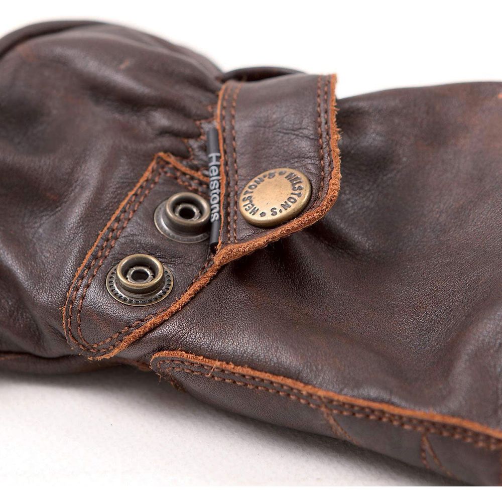 Helstons Boston Summer Leather Gloves Brown - FREE UK Shipping, FREE 365 Day Returns | Moto Central