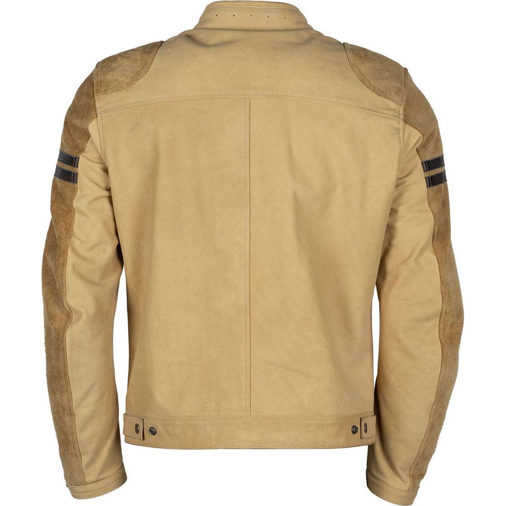 Helstons Chevy Air Perforated Buffalo Leather Jacket Sand