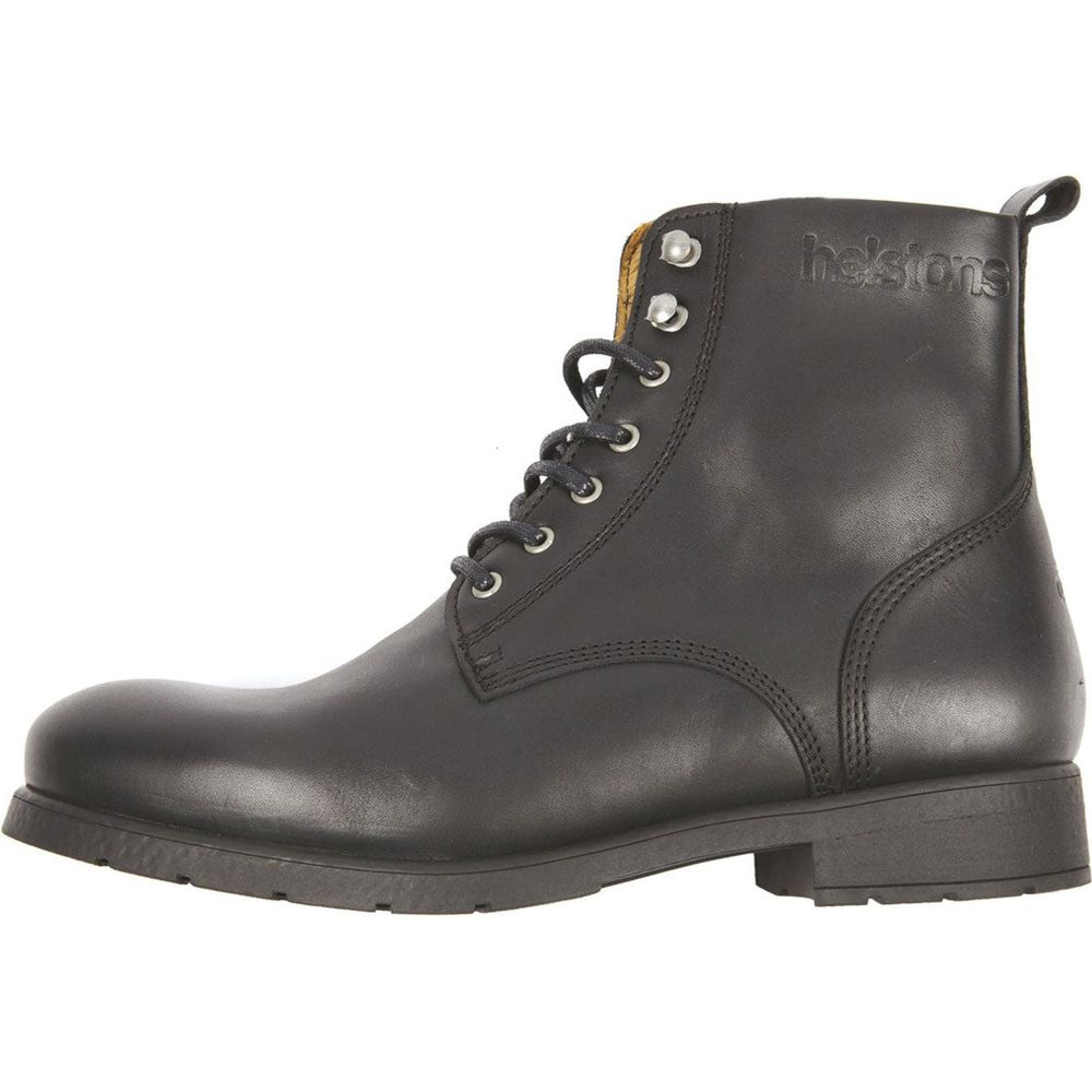 Helstons City Leather Boots Aniline Black