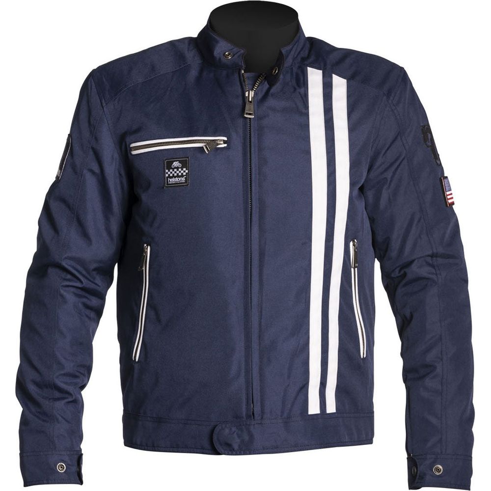 Helstons Cobra Textile Jacket Blue / White