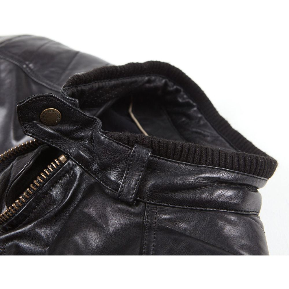 Helstons Cruiser Rag Leather Jacket Black - FREE UK Shipping, FREE 365 Day Returns | Moto Central