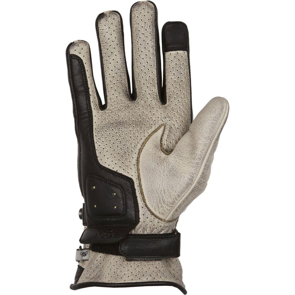 Helstons Eagle Summer Leather Gloves Beige / Black