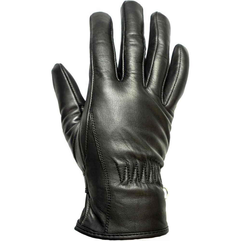 Helstons First Summer Leather Gloves Black