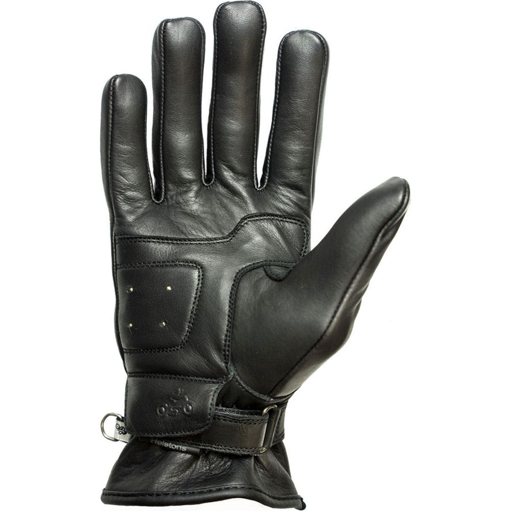 Helstons First Summer Leather Gloves Black