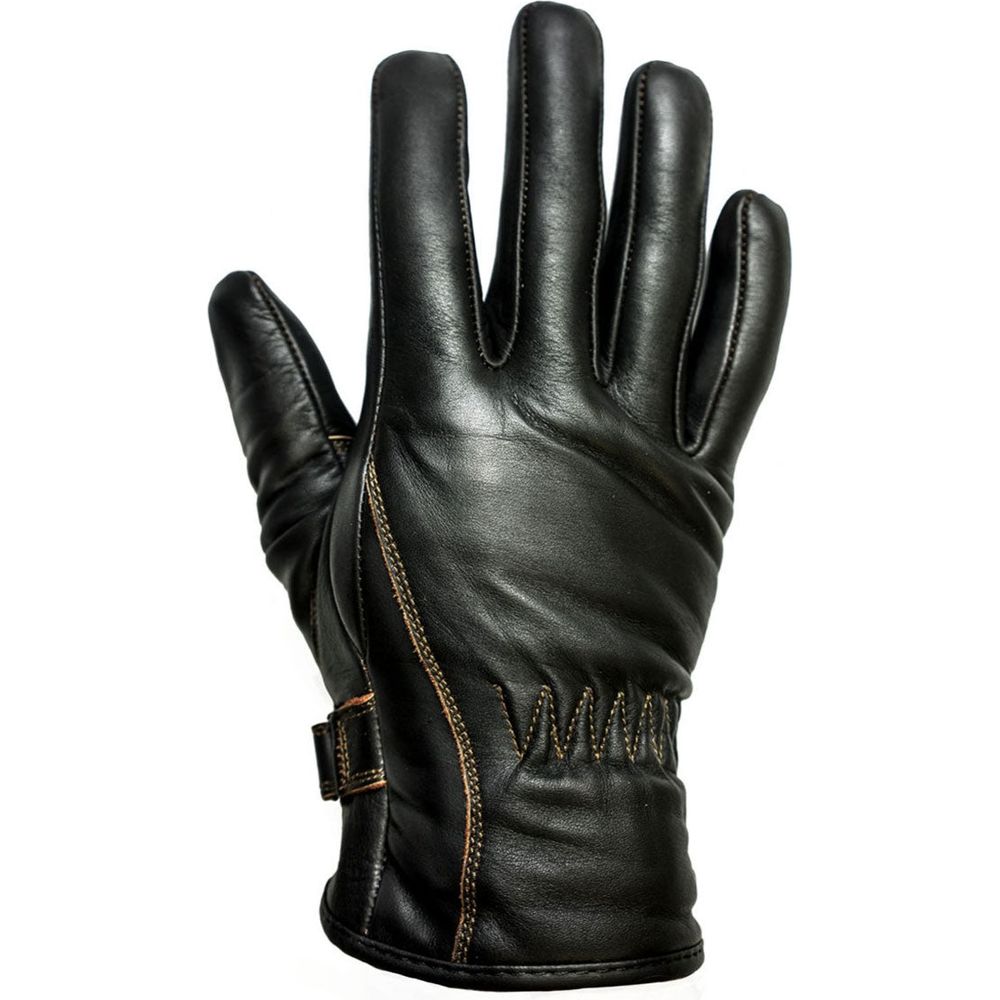 Helstons First Summer Leather Gloves Brown