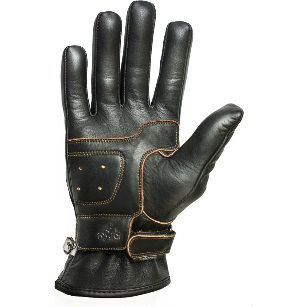 Helstons First Summer Leather Gloves Brown - FREE UK Shipping, FREE 365 Day Returns | Moto Central