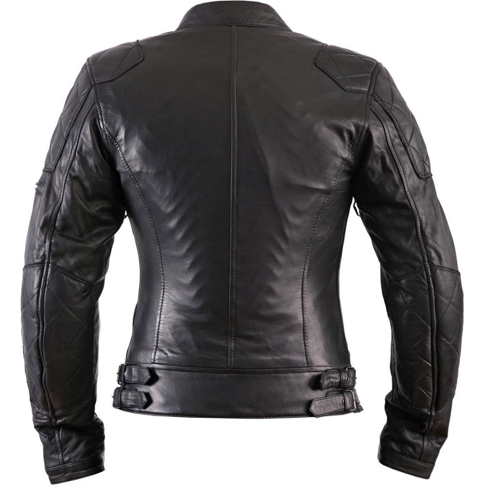 Helstons KS70 Ladies Leather Jacket Soft Black  - FREE UK Shipping, FREE 365 Day Returns | Moto Central