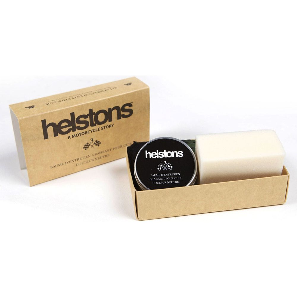 Helstons Leather Treatment Kit 2 Neutral - FREE UK Shipping, FREE 365 Day Returns | Moto Central