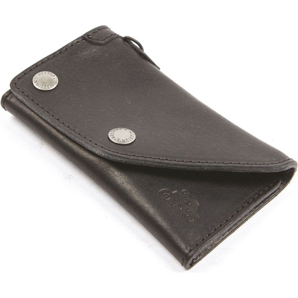 Helstons Leather Wallet Black