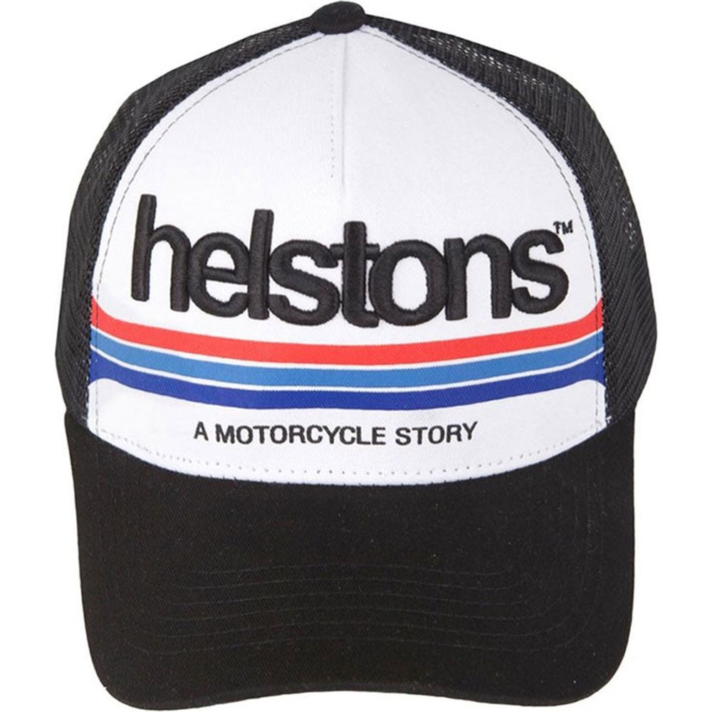 Helstons Mora Cap Black / White / Black