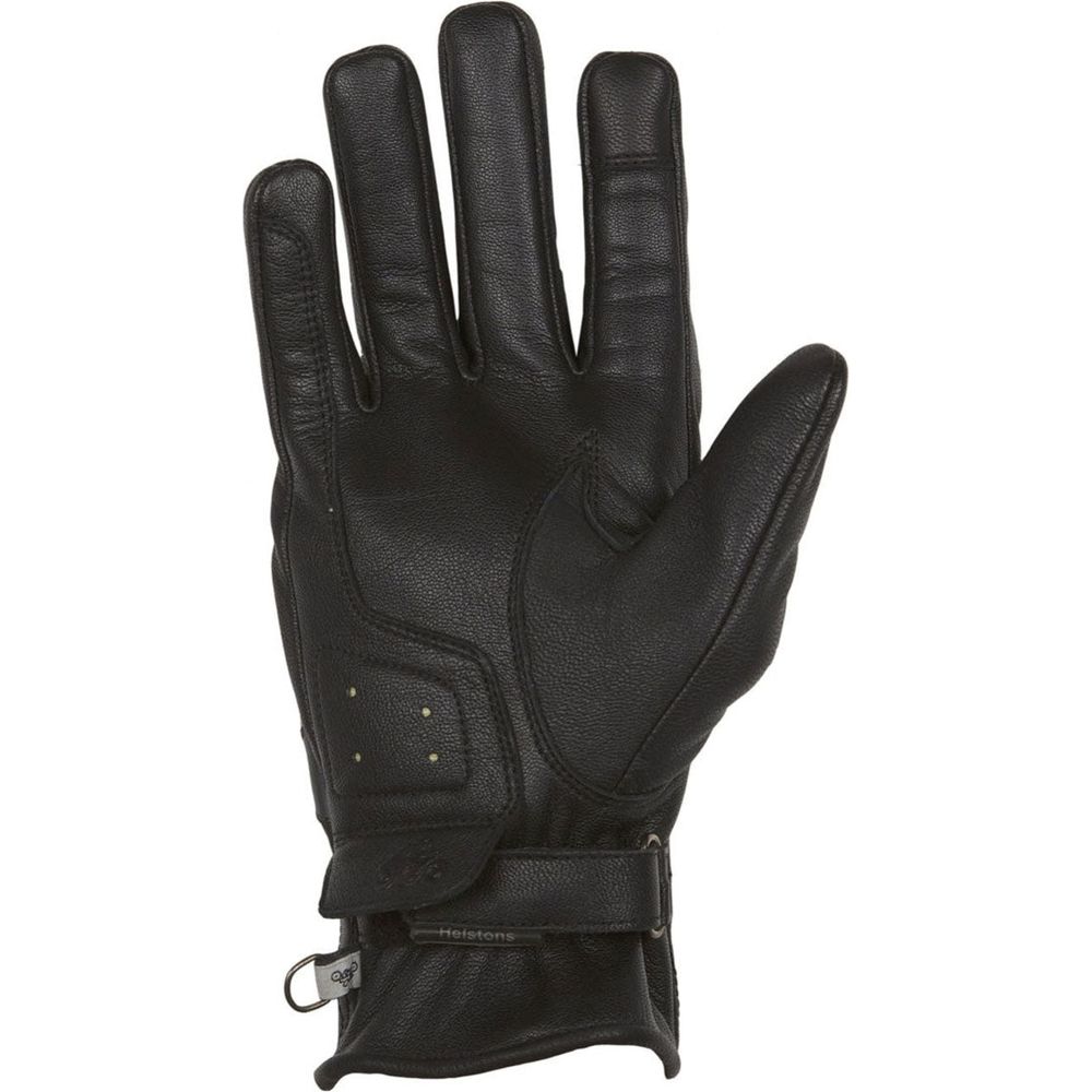 Helstons Mora Summer Leather Gloves Black / White / Grey