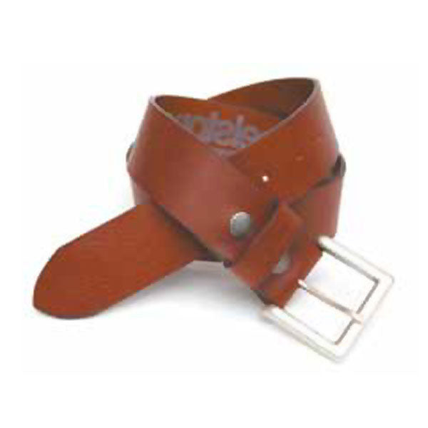 Helstons Old Plain Leather Belt Tan