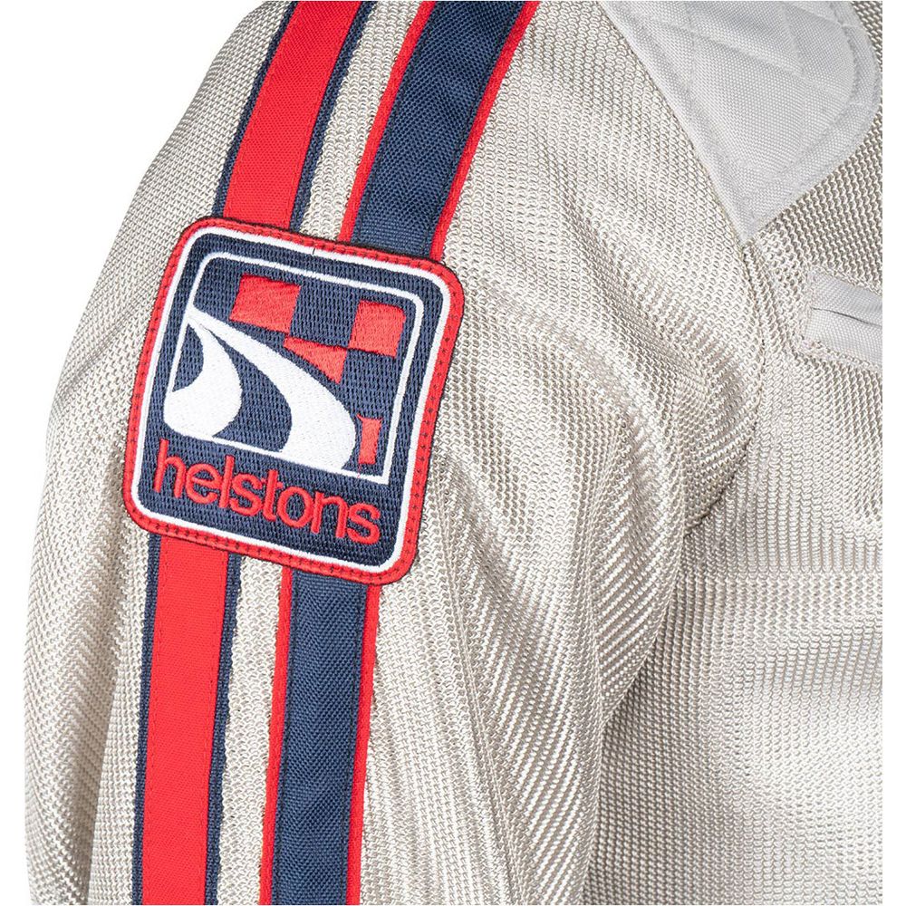 Helstons Pace Air Mesh Textile Jacket Silver - FREE UK Shipping, FREE 365 Day Returns | Moto Central