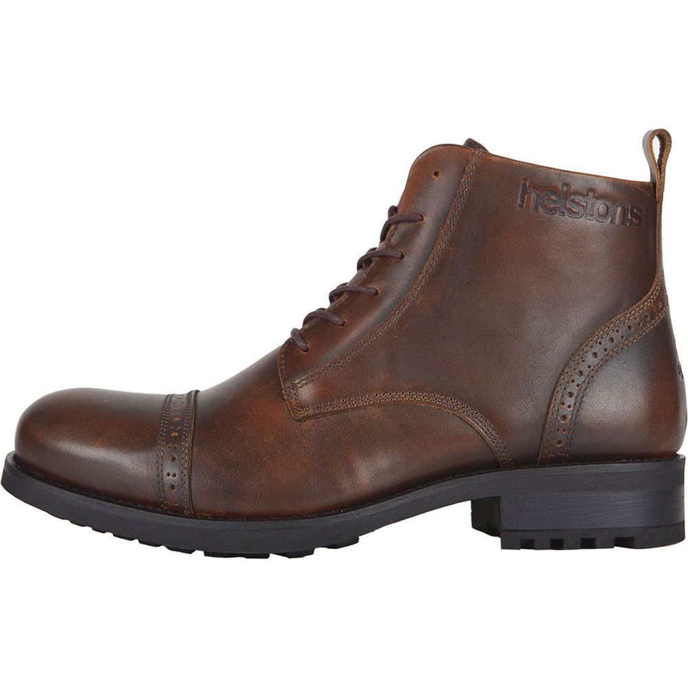 Helstons Rogue Leather Boots Brown