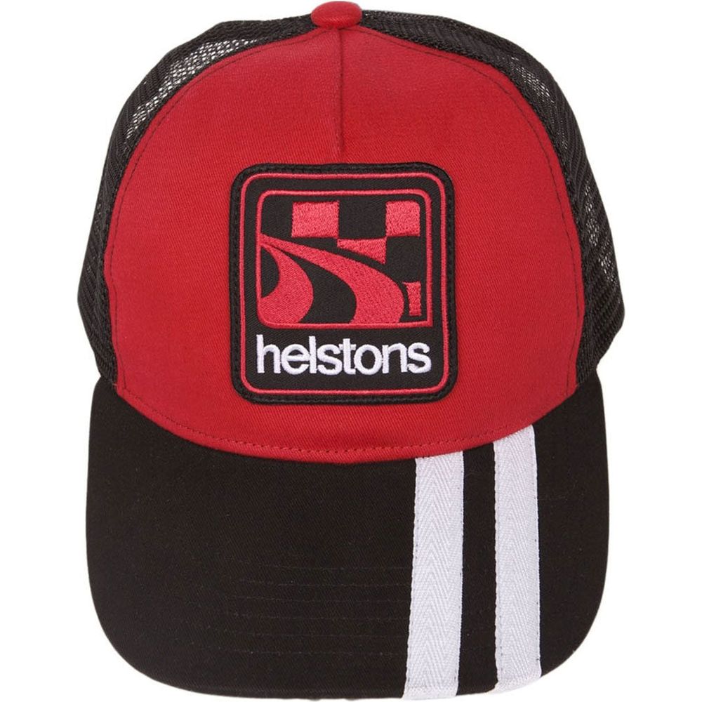 Helstons Shelby Cap Red / White