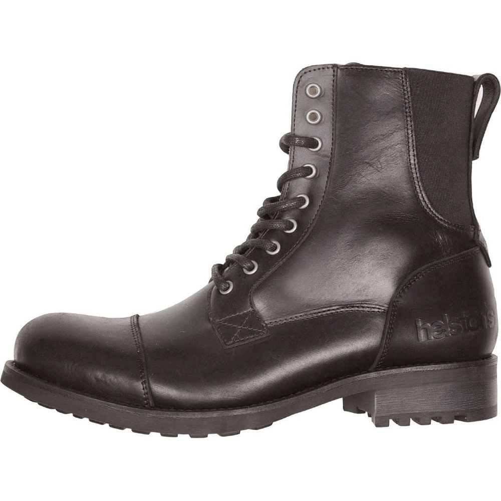 Helstons Steve Leather Boots Aniline Black