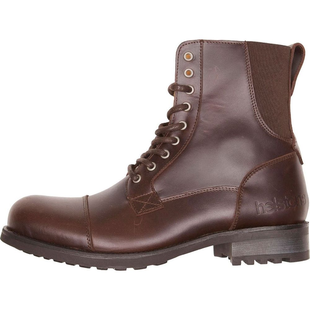 Helstons Steve Leather Boots Aniline Brown