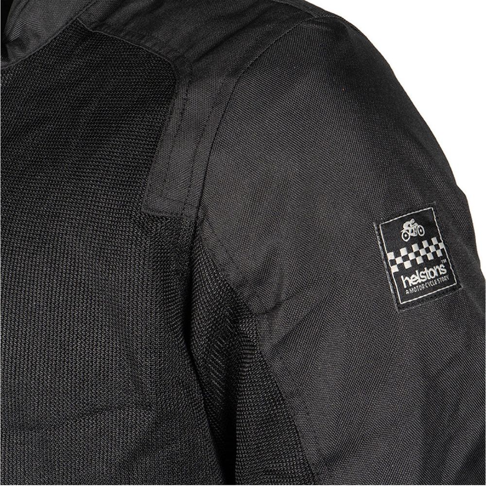 Helstons Stoner Air Mesh Textile Jacket Black