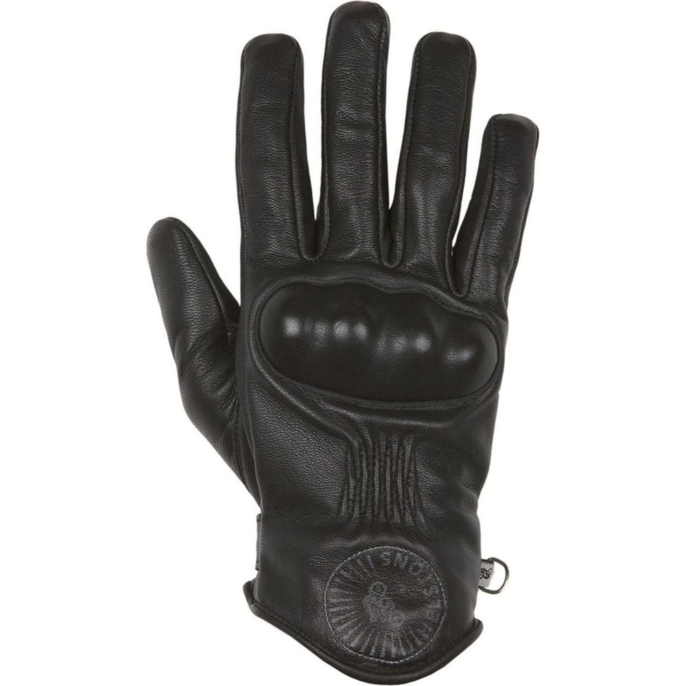 Helstons Sun Summer Leather Gloves Black