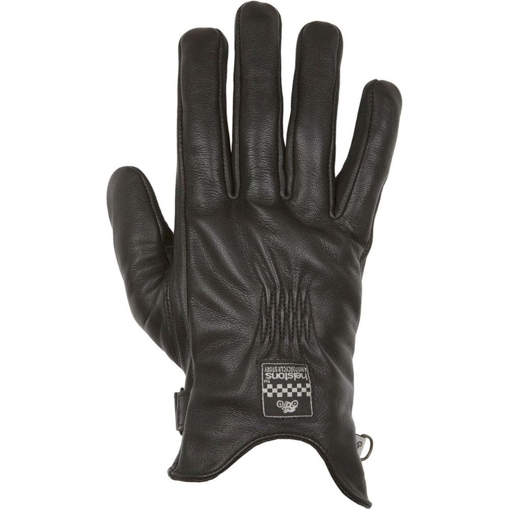 Helstons Swallow Summer Ladies Leather Gloves Black