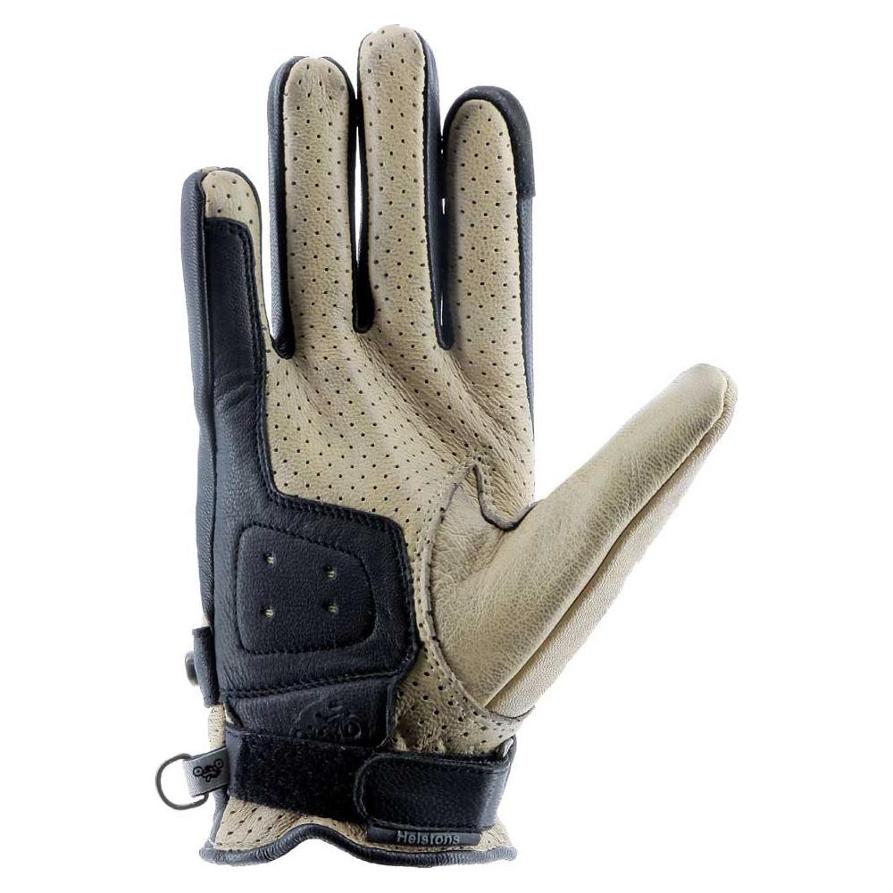 Helstons Tinta Air Summer Ladies Leather Gloves Beige / Black