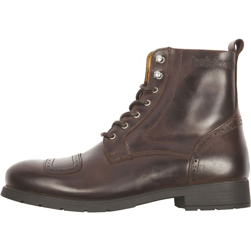 Helstons Travel Leather Boots Aniline Brown