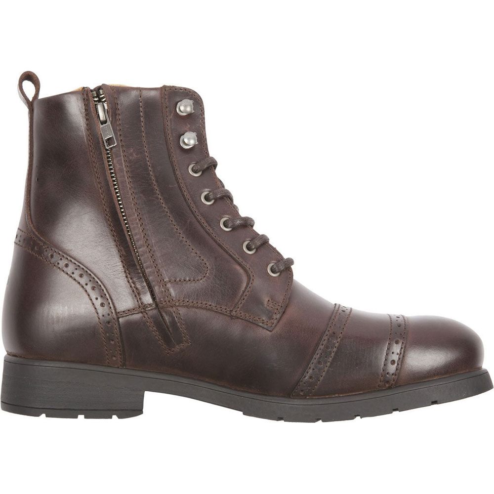 Helstons Travel Leather Boots Aniline Brown