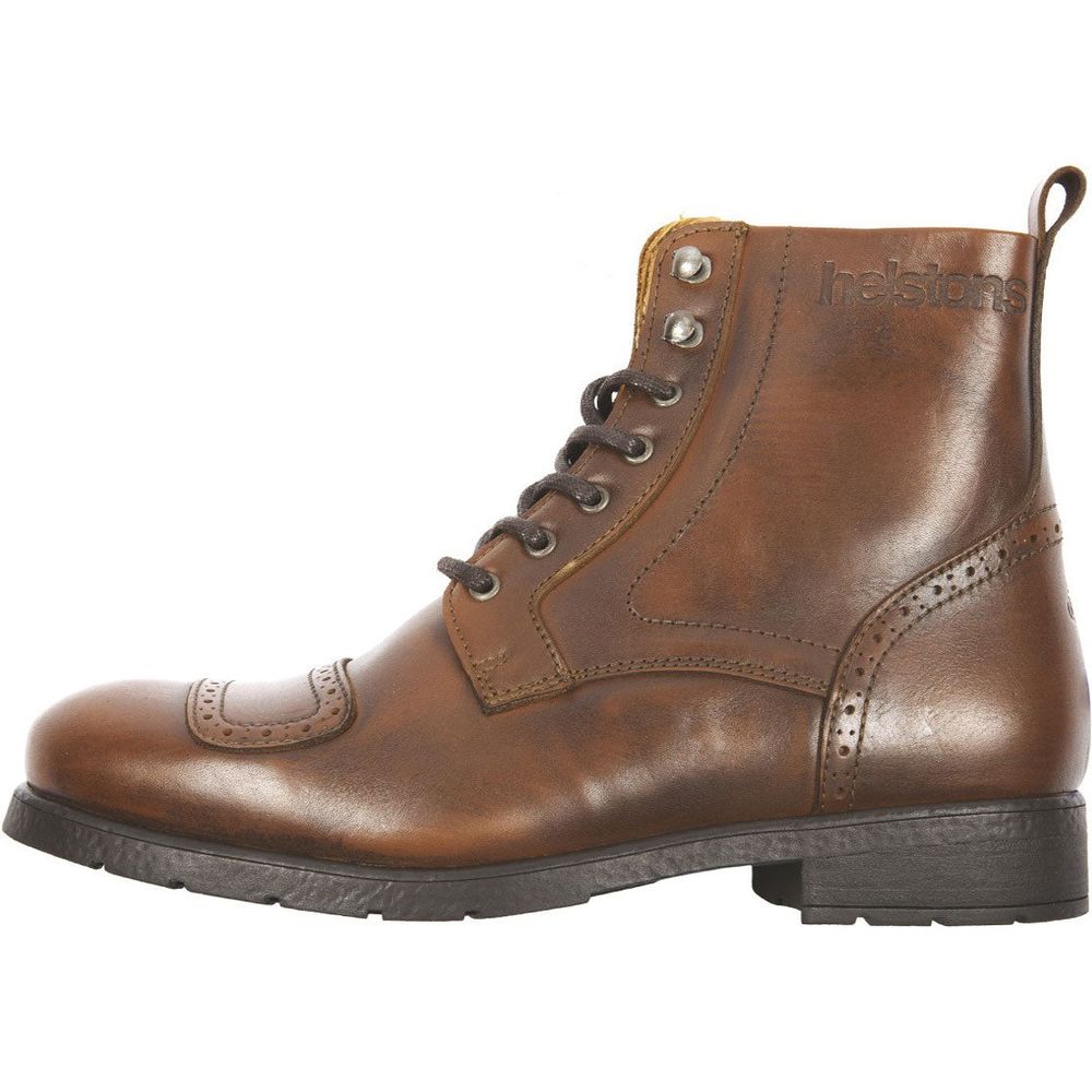 Helstons Travel Leather Boots Aniline Tan