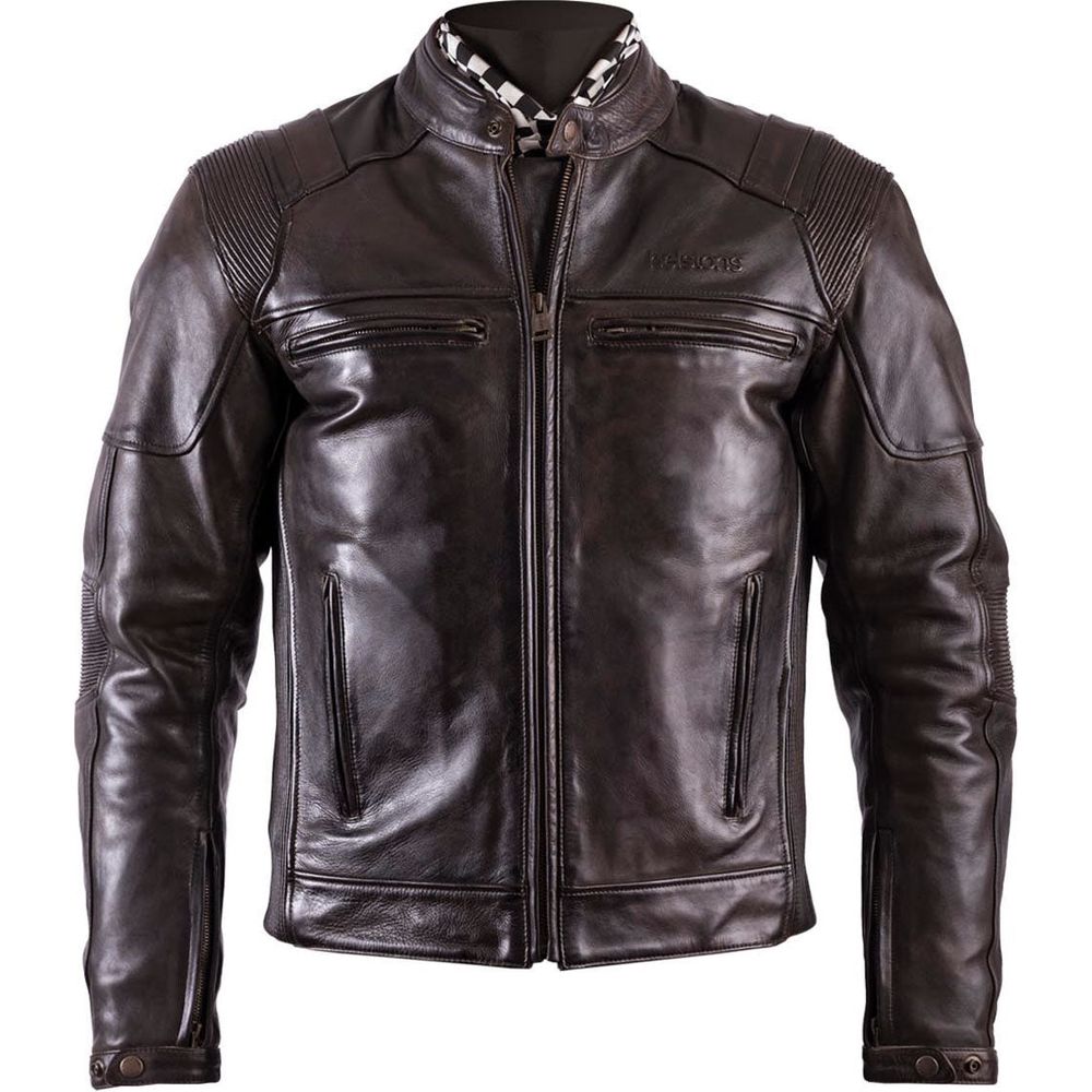 Helstons Trust Leather Jacket Dirty Brown