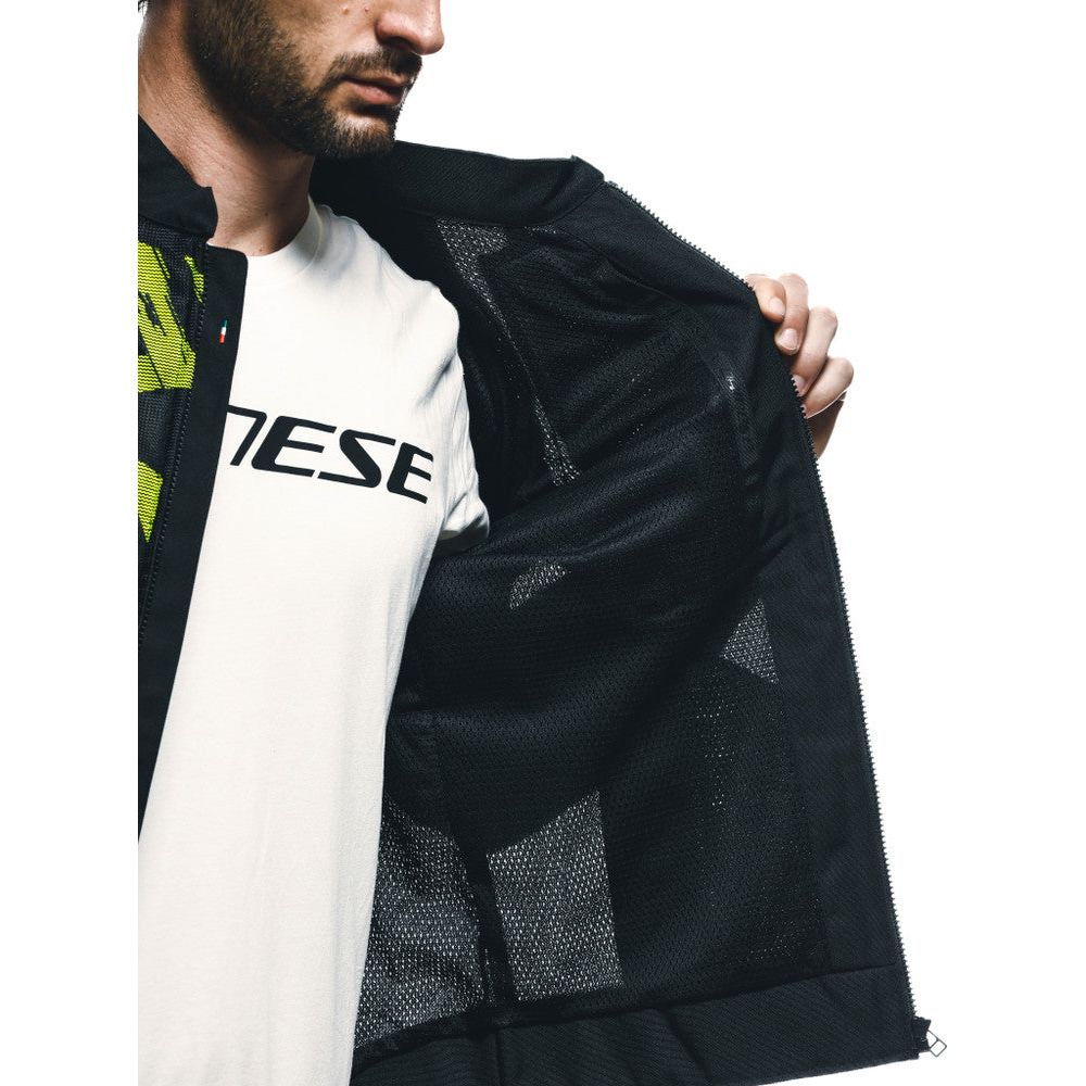 Dainese Herosphere Textile Jacket Black / Yellow