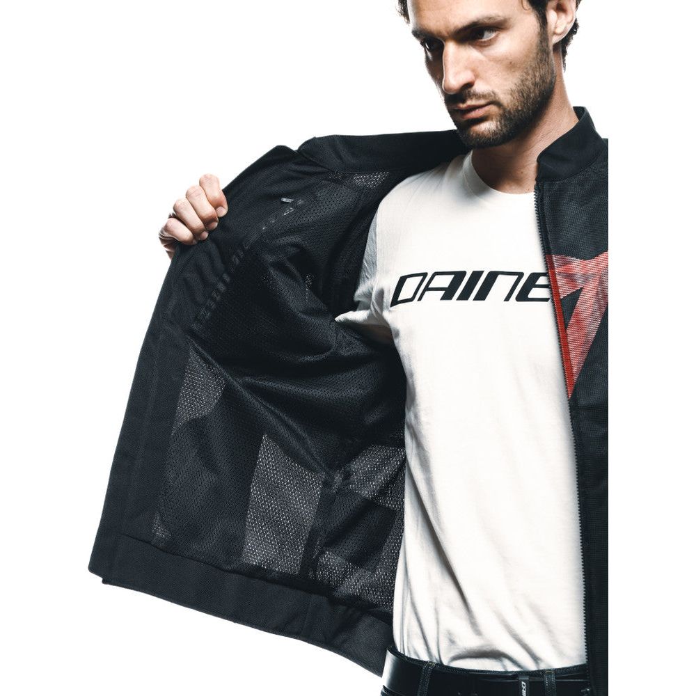 Dainese Herosphere Textile Jacket Red / Black - FREE UK Shipping, FREE 365 Day Returns | Moto Central