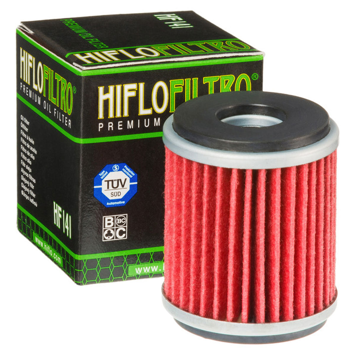 Hiflofiltro HF141 Oil Filter Red / Black