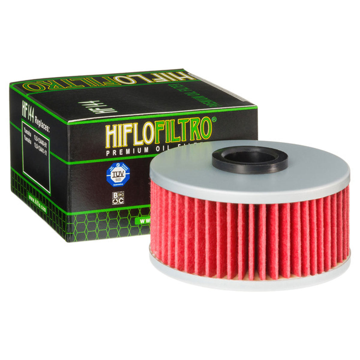 Hiflofiltro HF144 Oil Filter Red / Silver