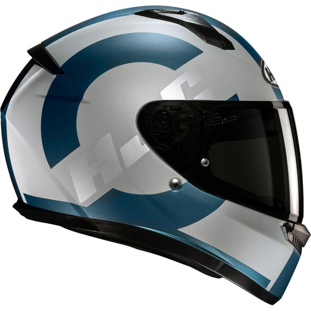 HJC C10 Tez Full Face Helmet MC2SF Blue  - FREE UK Delivery - Moto Central