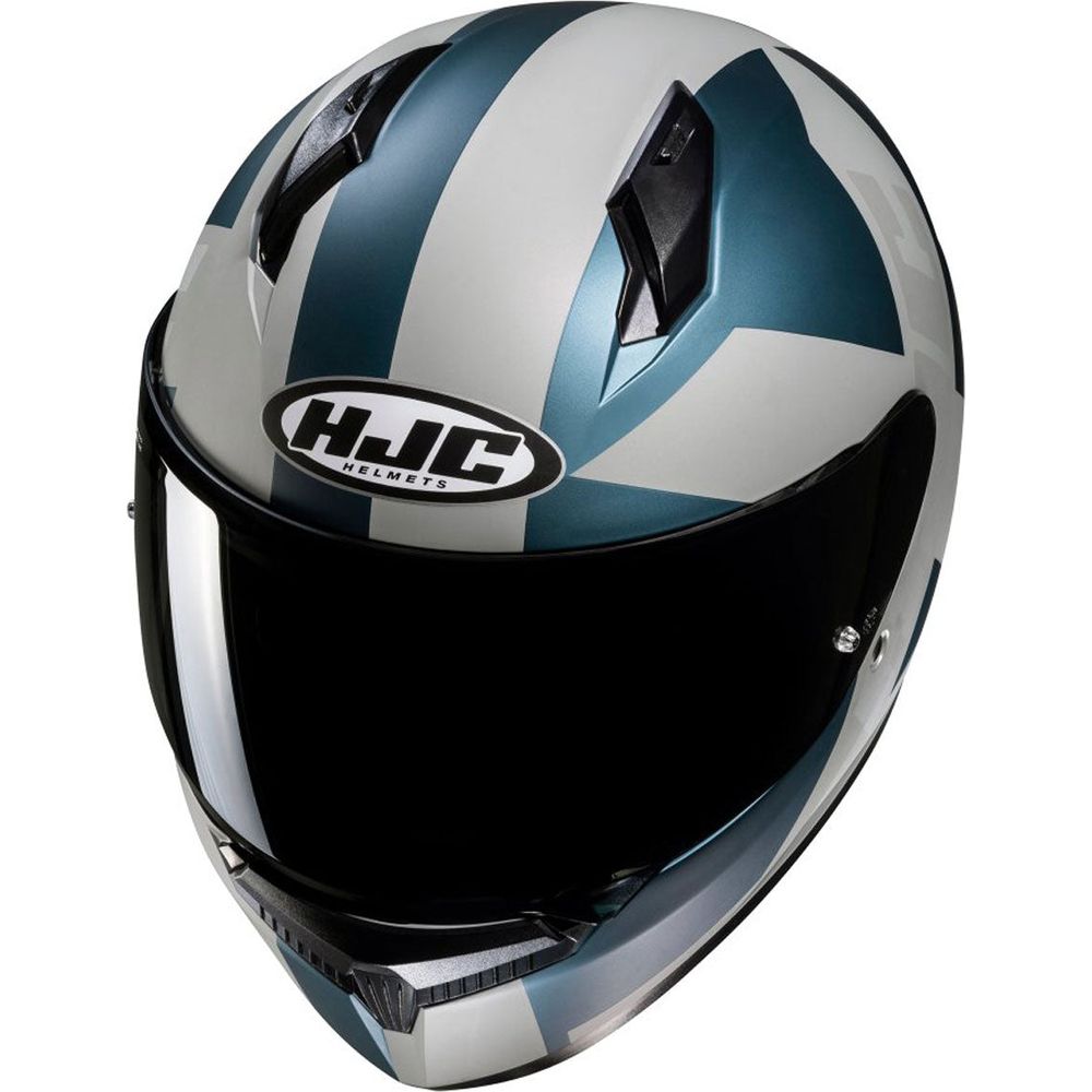 HJC C10 Tez Full Face Helmet MC2SF Blue  - FREE UK Delivery - Moto Central