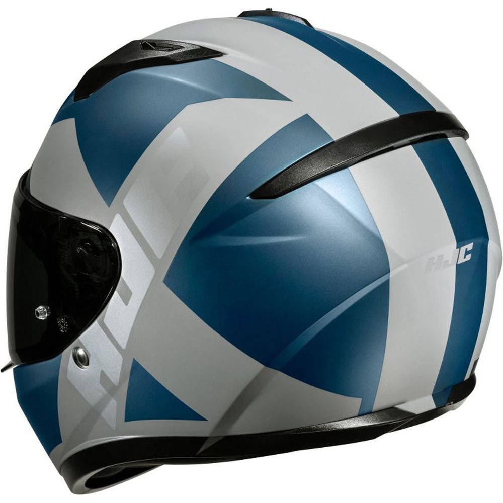 HJC C10 Tez Full Face Helmet MC2SF Blue  - FREE UK Delivery - Moto Central