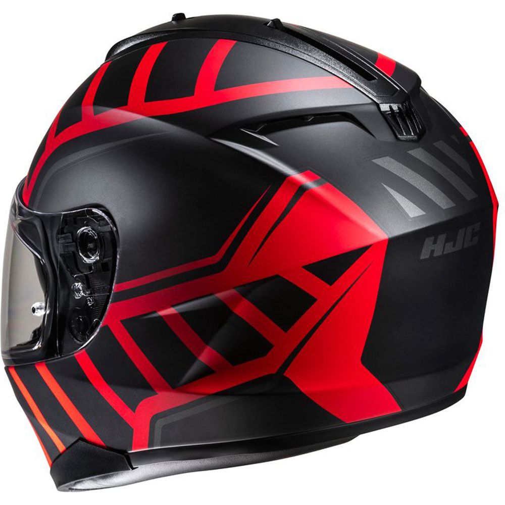 HJC C70N Holt Full Face Helmet MC1SF Red - FREE UK Shipping, FREE 365 Day Returns | Moto Central