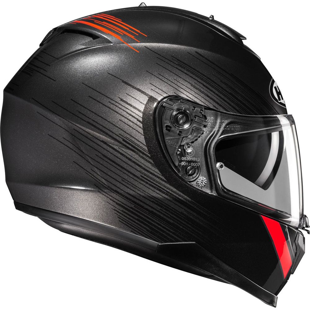 HJC C70N Sway Full Face Helmet MC1 Red