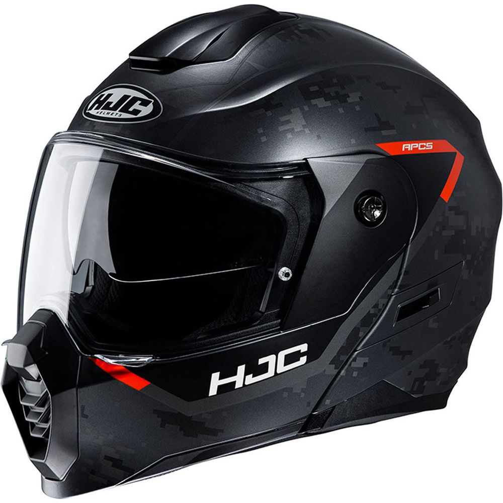 HJC C80 Bult Flip-Up Helmet MC7SF Orange / Black - FREE UK Shipping, FREE 365 Day Returns | Moto Central