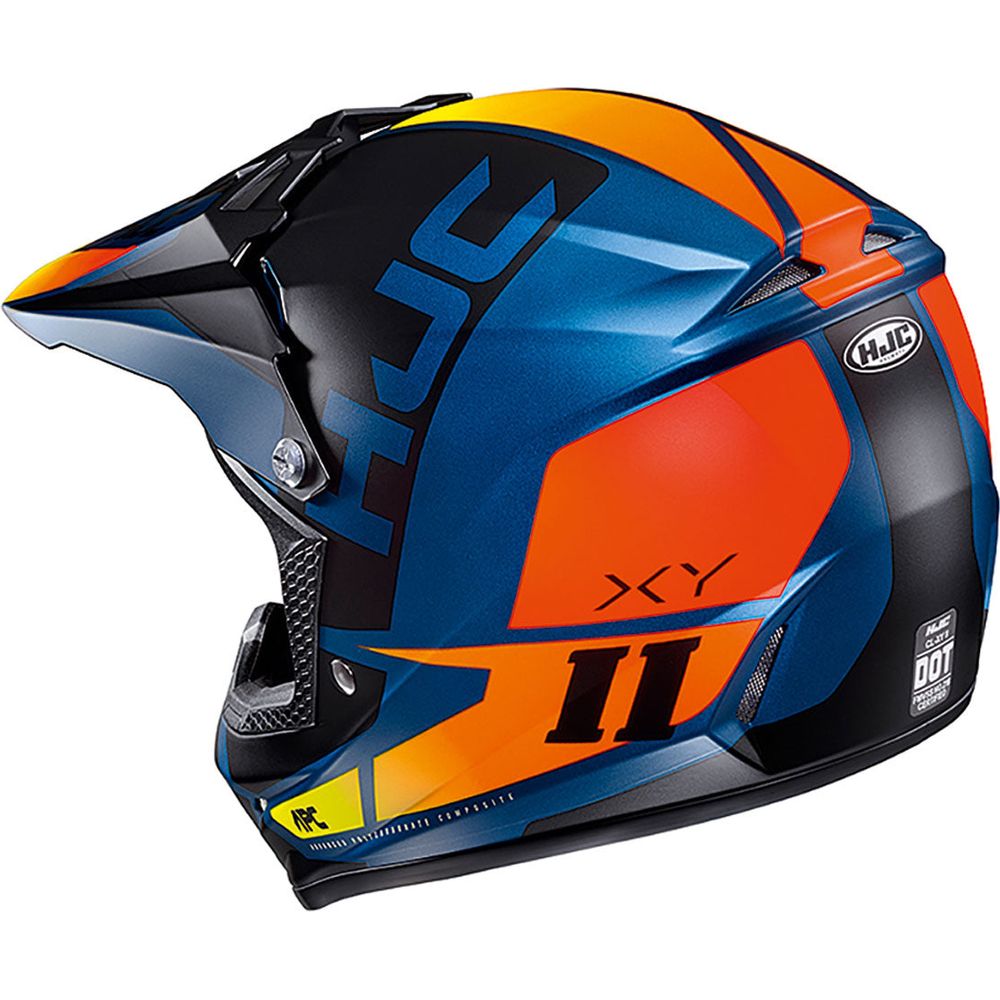 HJC CL-XY 2 Youth Creed Motocross Helmet MC27SF Blue / Orange