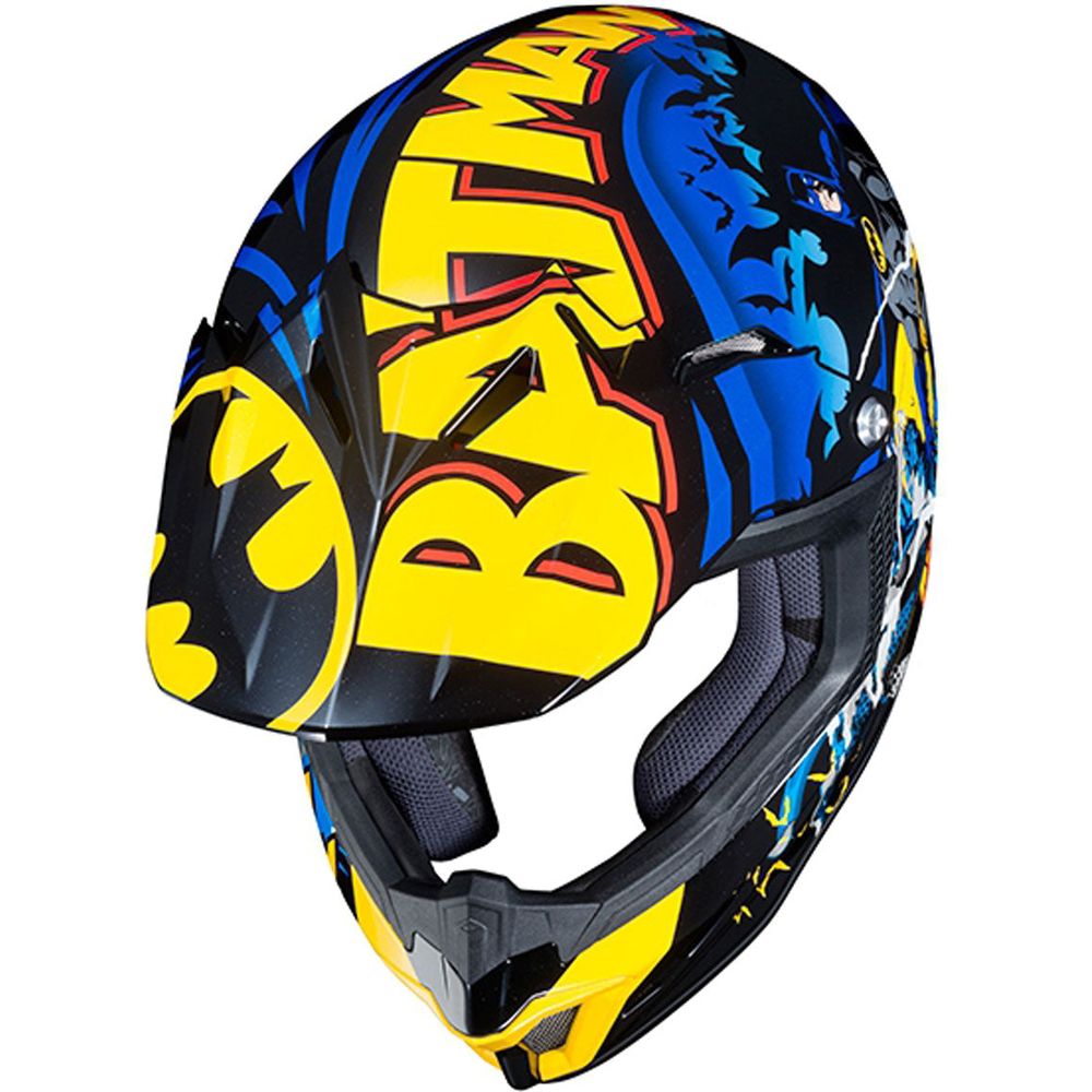 HJC CL-XY 2 Youth Batman Motocross Helmet MC23 Black