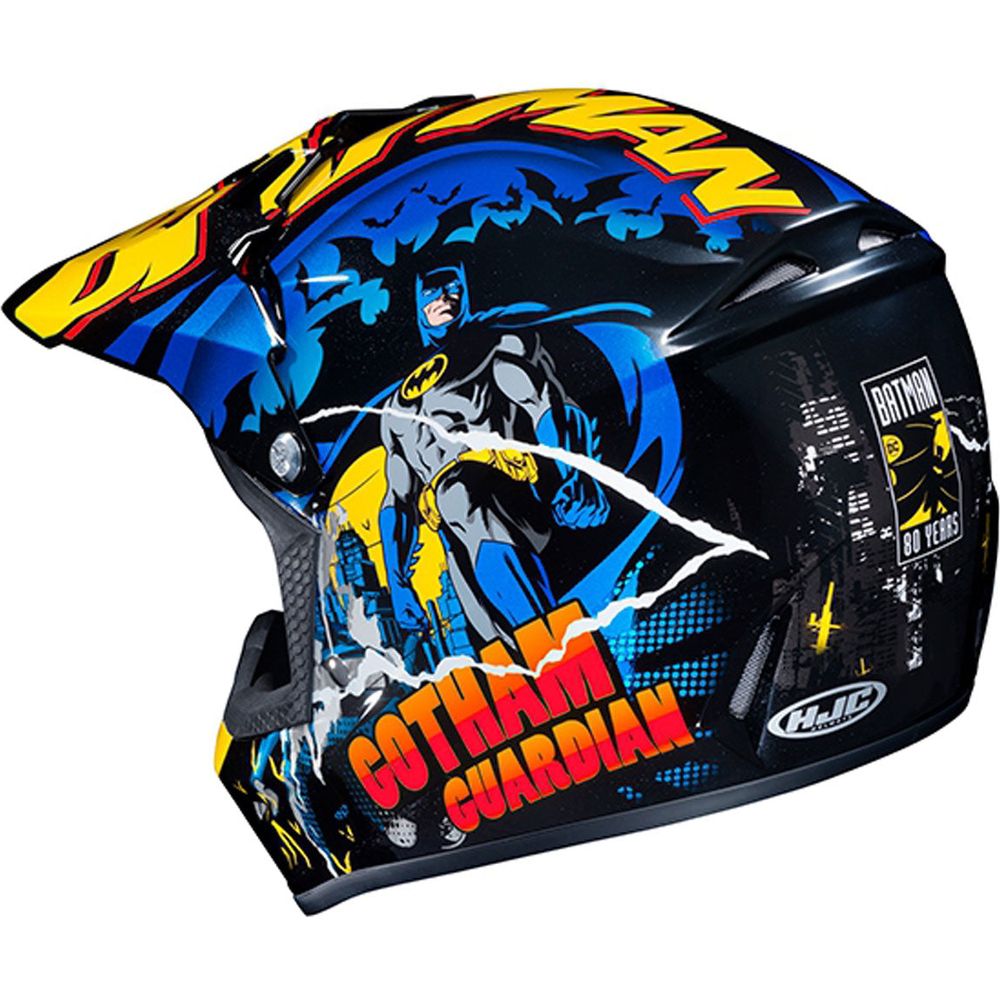 HJC CL-XY 2 Youth Batman Motocross Helmet MC23 Black