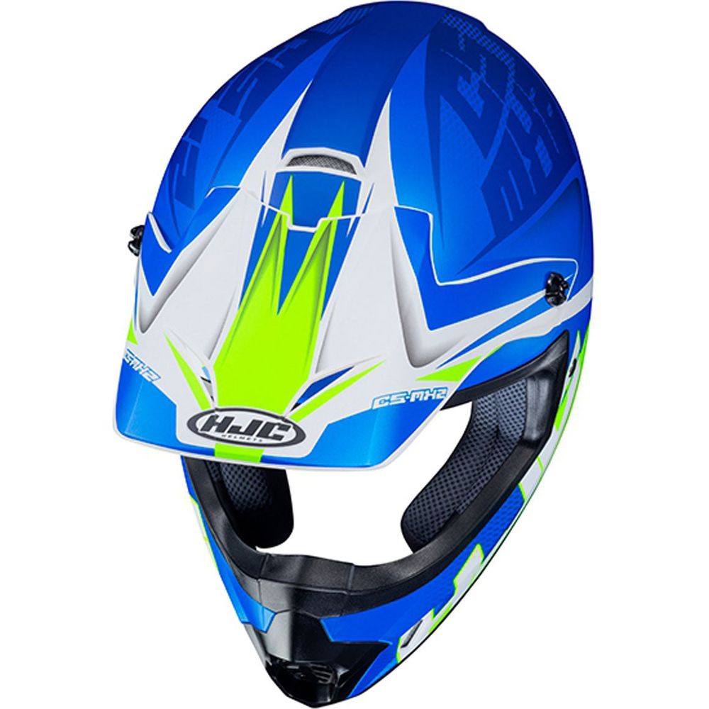 HJC CS-MX 2 Ellusion Motocross Helmet MC2SF Blue  - FREE UK Shipping, FREE 365 Day Returns | Moto Central