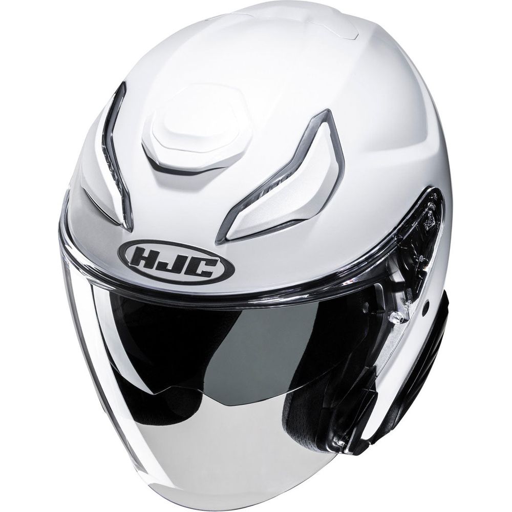 HJC F31 Open Face Helmet Pearl White  - FREE UK Shipping, FREE 365 Day Returns | Moto Central