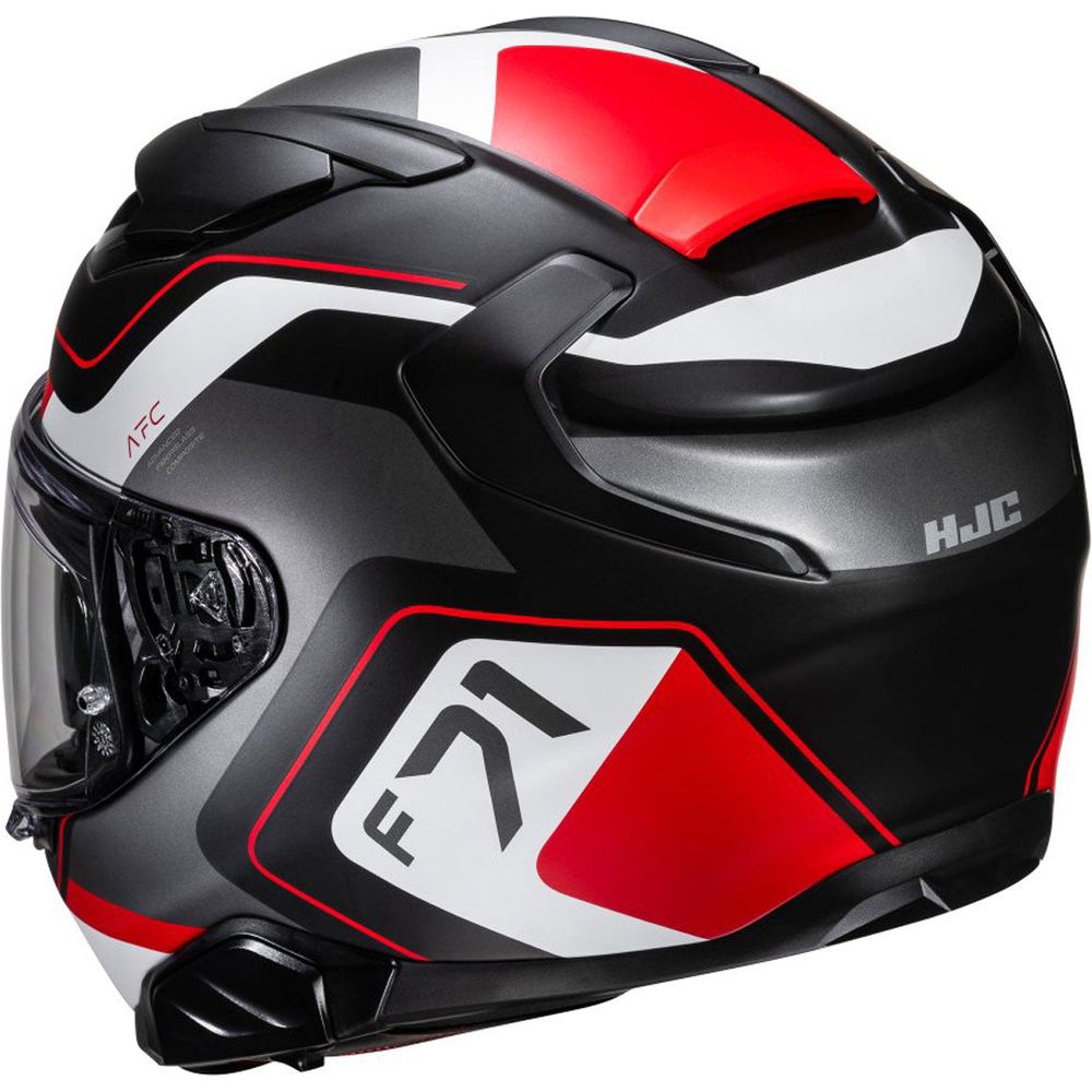 HJC F71 Arcan Full Face Helmet MC1SF Red - FREE UK Shipping, FREE 365 Day Returns | Moto Central