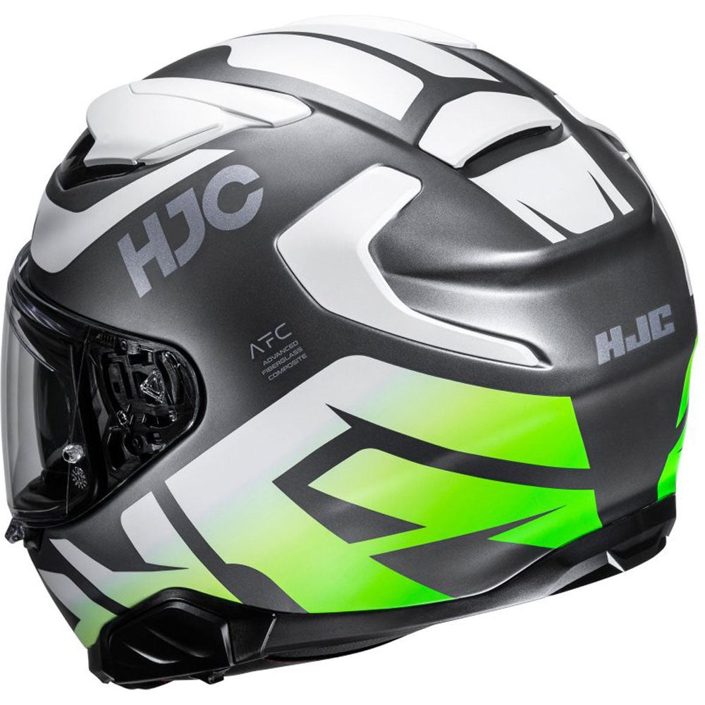 HJC F71 Bard Full Face Helmet MC4HSF Green