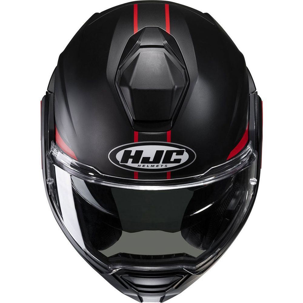 HJC I100 Beis Flip-Up Helmet MC1SF Red - FREE UK Shipping, FREE 365 Day Returns | Moto Central