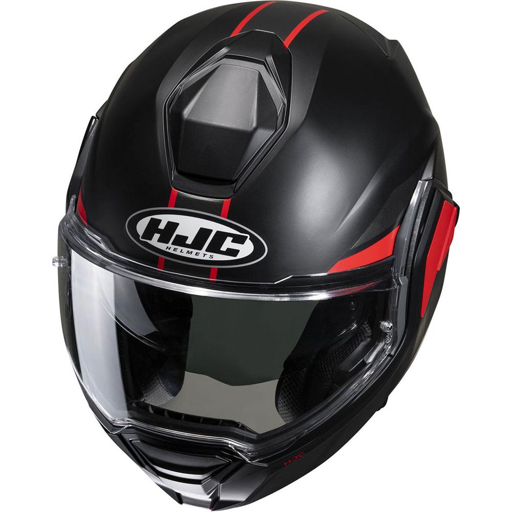 HJC I100 Beis Flip-Up Helmet MC1SF Red - FREE UK Shipping, FREE 365 Day Returns | Moto Central